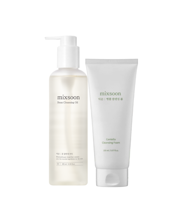 Mixsoon - Doble limpieza (Aceite limpiador 195ml+ Espuma limpiadora 150ml)