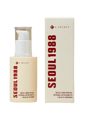 K SECRET - Sérum Facial SEOUL 1988 Serum: Retinal Liposome 2% + Black Ginseng, 30ml