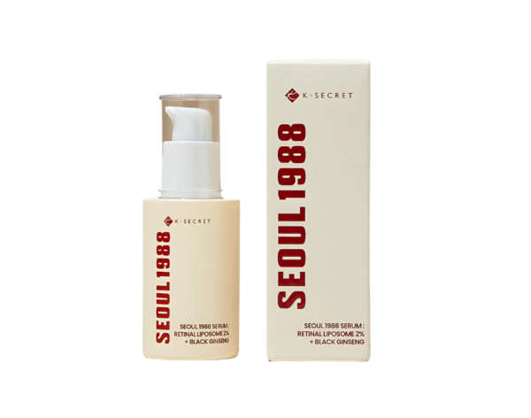 K SECRET - Sérum Facial SEOUL 1988 Serum: Retinal Liposome 2% + Black Ginseng, 30ml