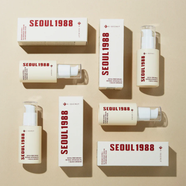 K SECRET - Sérum Facial SEOUL 1988 Serum: Retinal Liposome 2% + Black Ginseng, 30ml